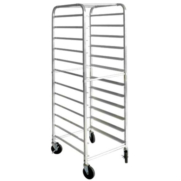 Omcan 13504 Aluminum, Round Top Bun Rack with 12 Slides and 5″ spacing