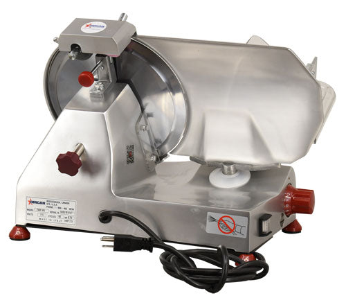 Omcan MS-IT-0250-IP 10-inch Blade Slicer with Compact Body with 0.25 HP Motor