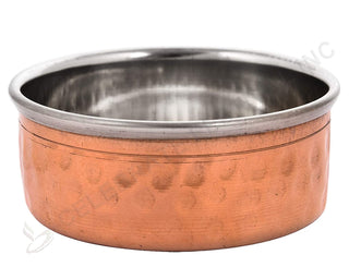 Copper/Steel Katori Bowl - 6 Oz Capacity, 3