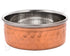 Copper Stainless Steel Hammered Katori Bowl with Shiny Finish – 3 oz Capacity