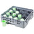 Cambro Camrack 16 Compartment Glass Rack with 2 5/8 Inch Compartments Gray ( Case of 6 )