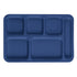 Cambro Camwear 10 x 14 Six Compartment School Cafeteria Tray ( Case of 24 )