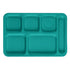 Cambro Camwear 10 x 14 Six Compartment School Cafeteria Tray ( Case of 24 )