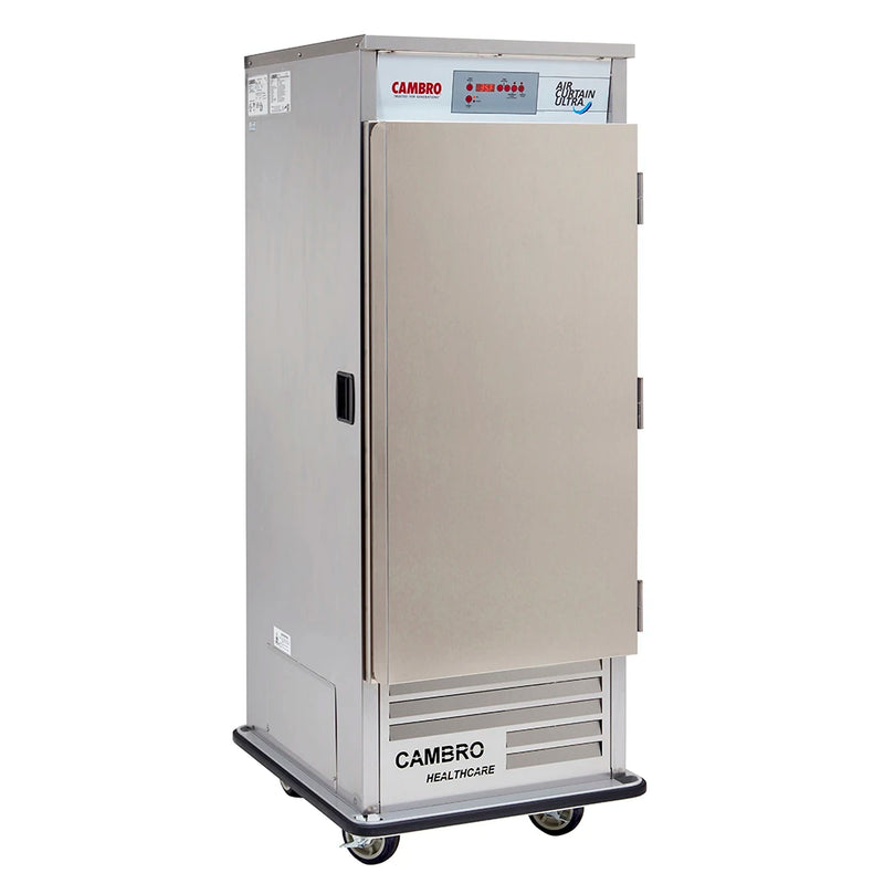 Cambro ACU1826LS000 Air Curtain Ultra One-Section Refrigerator with Left Swing Sliding Space Saver Door