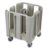 Cambro ADCSC480 Adjustable Dish Caddy Compact 4-Tower – Speckled Gray