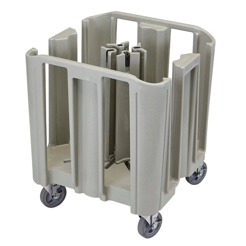 Cambro ADCSC480 Adjustable Dish Caddy Compact 4-Tower – Speckled Gray
