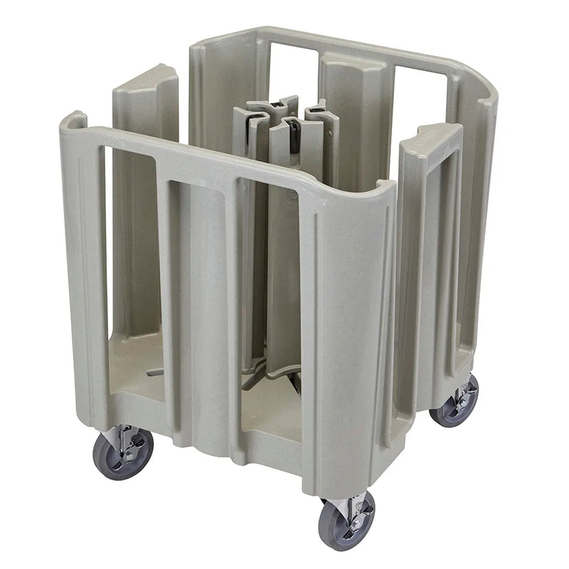 Cambro ADCSC480 Adjustable Dish Caddy Compact 4-Tower – Speckled Gray