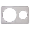 Winco ADP-610 Adaptor Plate, 6-3/8" & 10-3/8" Holes, S/S (Price/Piece)