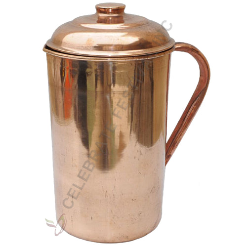 Pure copper Ayurvedic pitcher for drinking water