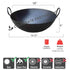 Heavy Duty Iron Kadai Wok – | 9 Gallon | Ideal for Restaurants & Commercial Kitchens