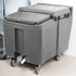 Cambro Ice Caddy 125 lb with Fixed and Swivel Casters for Commercial Ice Transport