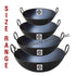 Heavy Duty Iron Kadai Wok – | 9 Gallon | Ideal for Restaurants & Commercial Kitchens