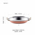Elegant copper oval bowl for buffet and dinner presentation