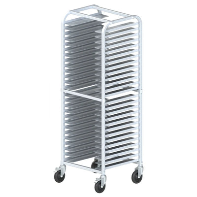 Winco 26-Tier Aluminum Pizza Pan Racks