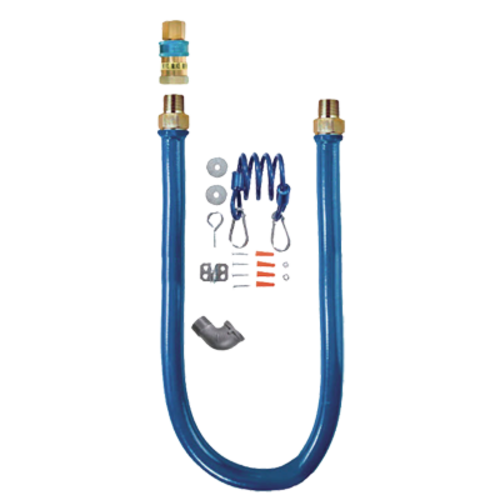 Serv-Ware SWGHK-36 Gas Hose Kit – 36" Commercial Gas Connector with Quick Disconnect