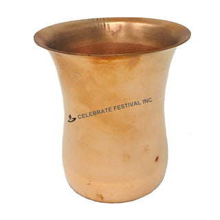 6oz Hand-Hammered Pure Copper Glass – Matte Finish | 3.5