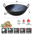 Heavy Duty Iron Kadai Wok – | 9 Gallon | Ideal for Restaurants & Commercial Kitchens