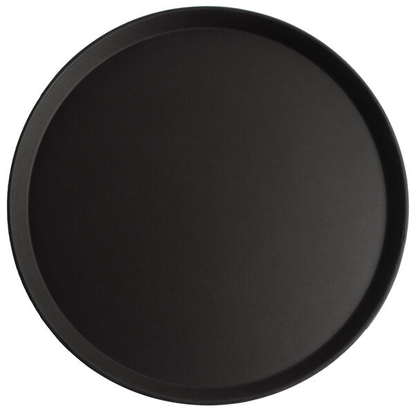 Cambro Camtread 18" Round Non-Skid Fiberglass Serving Tray ( Case of 6 )