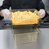 Cambro H Pan Half Size 3 Inch High Heat Colander Food Pan Amber ( Case of 6 )