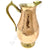 Hand-Hammered Pure Copper Water Pitcher with Brass Handle & Ice Catcher – Traditional Mughlai Surahi Design Jug