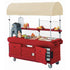 Cambro Kiosk Six Panel Serving Cart with Canopy for Commercial Foodservice