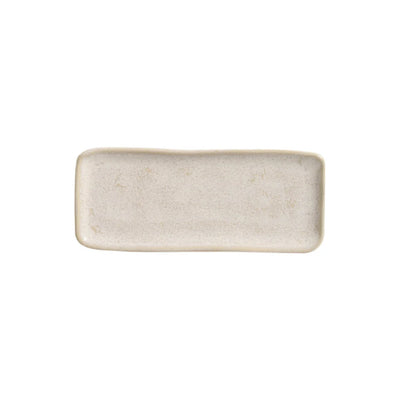 Porto Brasil Organic Rectangular Platter Stoneware Latte ( Case of 12)