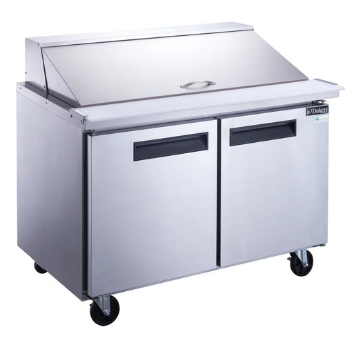 Commercial Food Prep Table Refrigerator Mega Top-Door Dukers DSP36-15M-S2