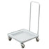 Cambro Gray Camdolly with Handle for Camracks – Heavy-Duty Dish Rack Transport Dolly