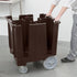 Cambro Commercial Versa Dish Caddy with Self-Leveling Platform and Swivel Casters for Plate Storage & Transport
