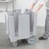 Cambro Commercial Versa Dish Caddy with Self-Leveling Platform and Swivel Casters for Plate Storage & Transport