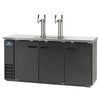 Arctic Air ADD72R-2 73" Double Tap Kegerator Beer Dispenser – Commercial Draft Beer Cooler (3 Half Keg Capacity)
