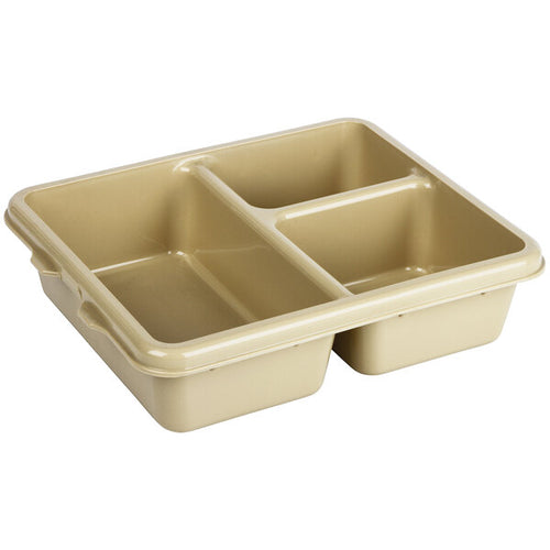 Cambro 9 x 11 Three Compartment Deep Co Polymer Meal Delivery Tray ( Case of 24 )