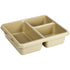 Cambro 9 x 11 Three Compartment Deep Co Polymer Meal Delivery Tray ( Case of 24 )