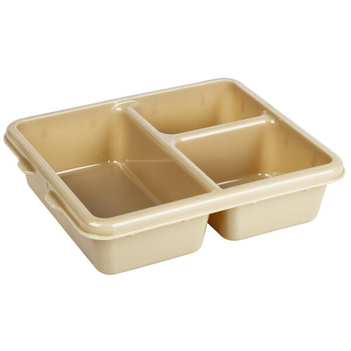 Cambro Camwear 9 x 11 Three Compartment Deep Meal Delivery Tray ( Case of 24 )