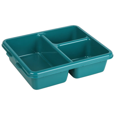 Cambro Camwear 9 x 11 Three Compartment Deep Meal Delivery Tray ( Case of 24 )