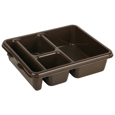 Cambro 9 x 14 Four Compartment Co Polymer Meal Delivery Tray ( Case of 24 )