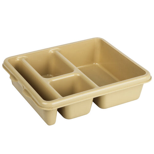 Cambro 9 x 14 Four Compartment Co Polymer Meal Delivery Tray ( Case of 24 )
