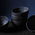 Porto Brasil Organic Bowl Stoneware Matte Black ( Case of 12)