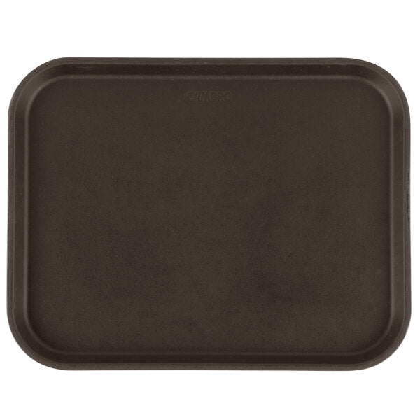 Cambro Camtread 14" x 18" Rectangular Non-Skid Fiberglass Serving Tray ( Case of 12 )