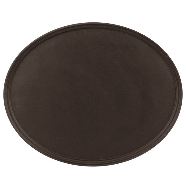 Cambro Camtread 23" x 29" Oval Non-Skid Serving Tray (" Case of 6")