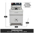 Waring WDF1700 - 15 lb. Heavy-Duty Deep Fryer