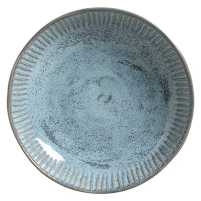 Porto Brasil Linhas Plates Stoneware Breeze ( Case of 12)