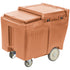Cambro Ice Caddy 125 lb with Large Wheels and Swivel Casters for Commercial Ice Transport