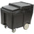 Cambro Ice Caddy 125 lb with Large Wheels and Swivel Casters for Commercial Ice Transport