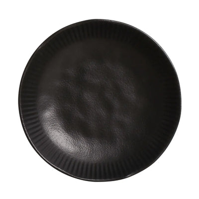 Porto Brasil Linhas Plates Stoneware Matte Black ( Case of 12)