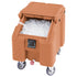 Cambro Ice Caddy 100 lb Portable Ice Transport Cart with Sliding Lid and Swivel Casters