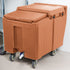 Cambro Ice Caddy 125 lb with Fixed and Swivel Casters for Commercial Ice Transport