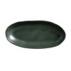 Porto Brasil Organic Deep Oval Platter 21.97" Stoneware Greenery ( Case of 12)