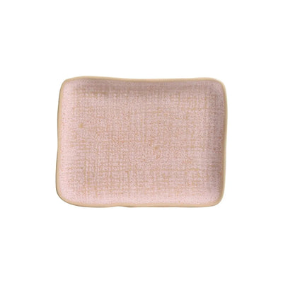 Porto Brasil Juta Rectangular Platter Stoneware Litchi ( Case of 12)