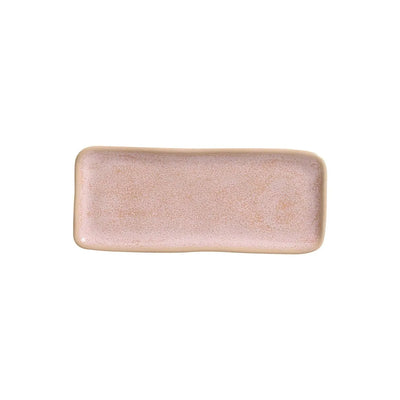 Porto Brasil Organic Rectangular Platter Stoneware Litchi ( Case of 12)